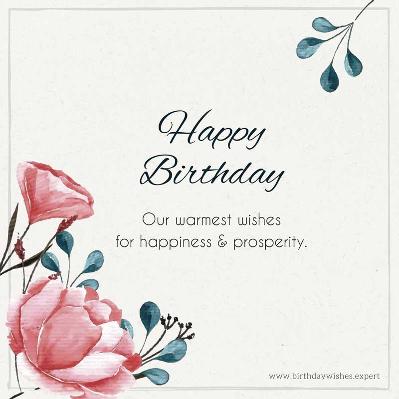 Best ideas about Professional Birthday Wishes
. Save or Pin Birthday Wishes for your Clients to Show Them you Care Now.