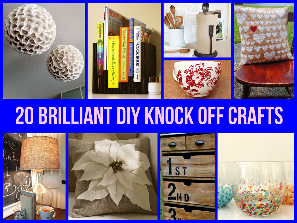 Best ideas about Profitable Craft Ideas
. Save or Pin 20 Brilliant DIY Knock f Crafts Now.