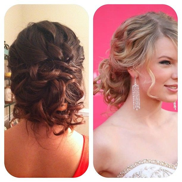 Best ideas about Prom Bun Hairstyles
. Save or Pin prom home ing updo low messy bun inspired by Taylor Now.