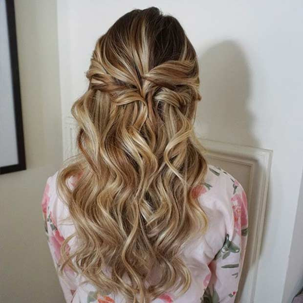 Best ideas about Prom Down Hairstyles
. Save or Pin 31 Half Up Half Down Prom Hairstyles Page 2 of 3 Now.