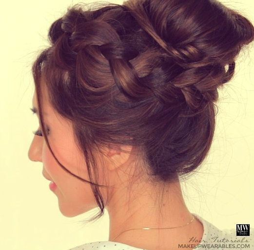 Best ideas about Prom Hairstyle Buns
. Save or Pin Cute messy bun hair tutorial hairstyles for school prom Now.