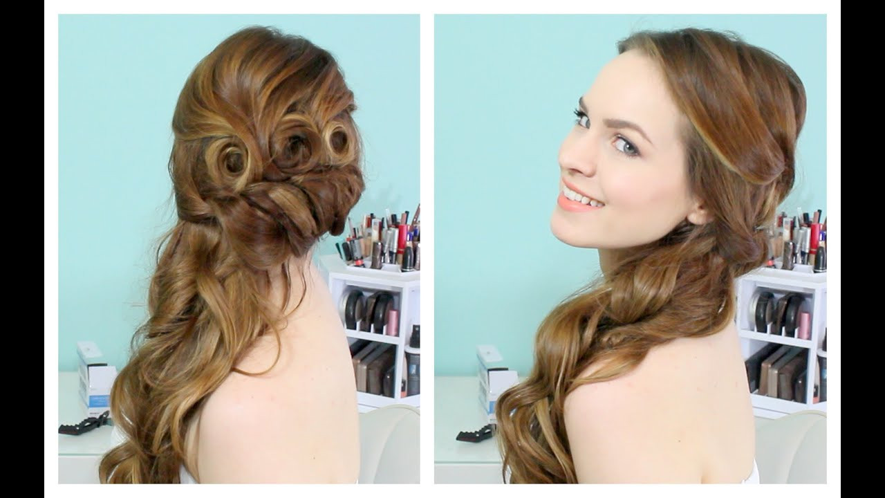 Best ideas about Prom Hairstyle To The Side
. Save or Pin Beautiful Side Swept Updo Now.