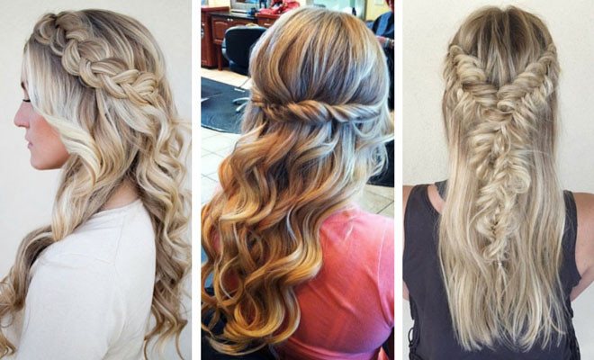 Best ideas about Prom Hairstyles For Medium Hair Down
. Save or Pin 26 Stunning Half Up Half Down Hairstyles Now.