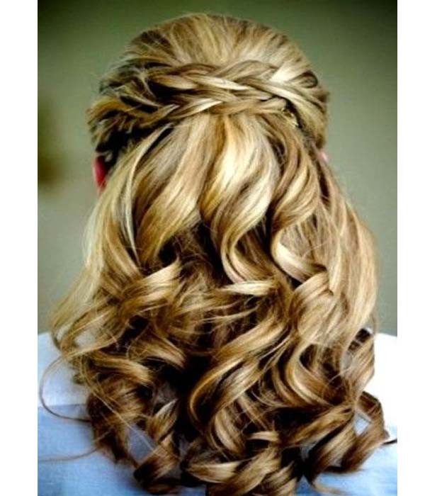 Best ideas about Prom Hairstyles For Medium Hair Down
. Save or Pin Half up half down formal hairstyles for long hair Now.