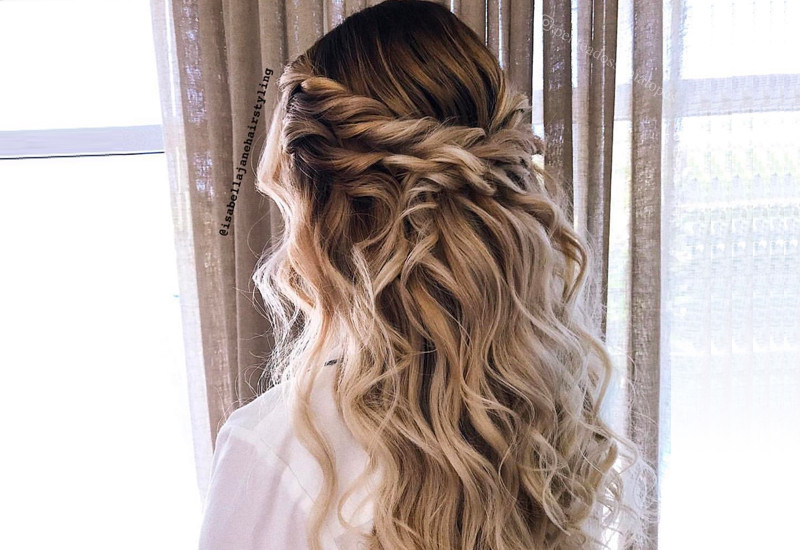 Best ideas about Prom Hairstyles For Medium Hair Down
. Save or Pin 27 Prettiest Half Up Half Down Prom Hairstyles for 2019 Now.