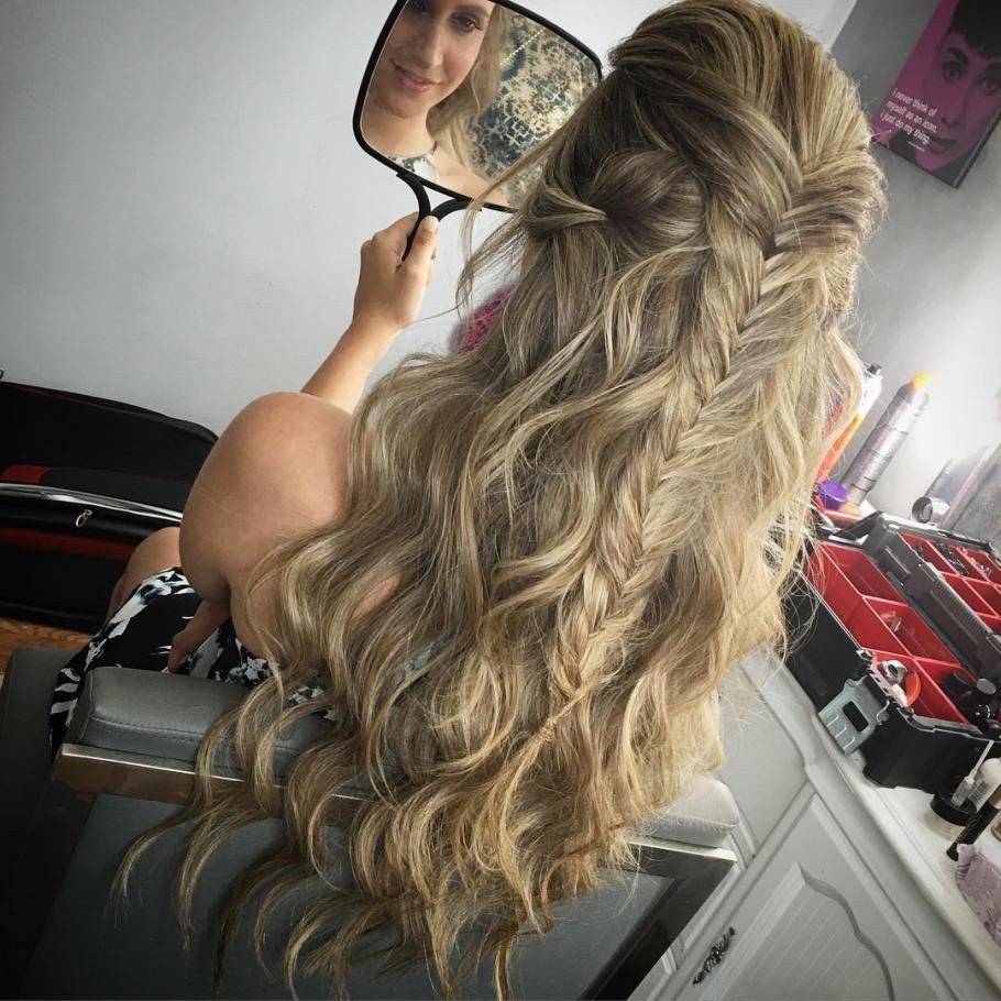 Best ideas about Prom Hairstyles For Medium Hair Down
. Save or Pin 31 Gorgeous Half Up Half Down Hairstyles Now.