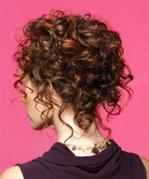 Best ideas about Prom Hairstyles For Naturally Curly Hair
. Save or Pin Long Curly Formal Updo Hairstyle Mahogany Brunette Hair Now.