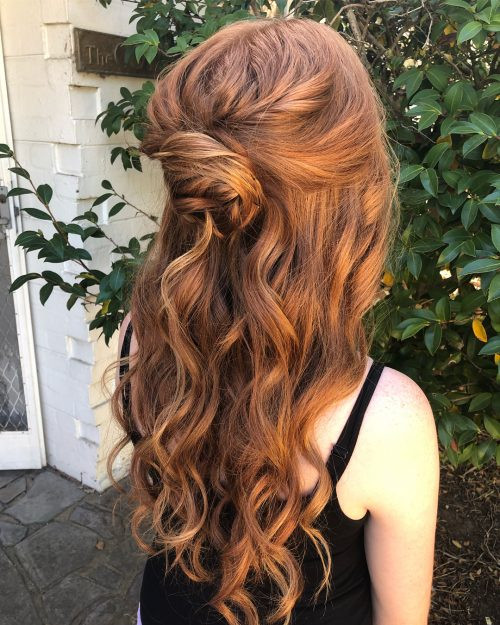 Best ideas about Prom Hairstyles Half Up Half Down
. Save or Pin 27 Prettiest Half Up Half Down Prom Hairstyles for 2019 Now.