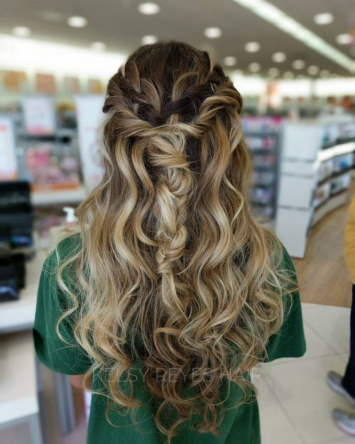 Best ideas about Prom Hairstyles Half Up Half Down
. Save or Pin 27 Prettiest Half Up Half Down Prom Hairstyles for 2019 Now.