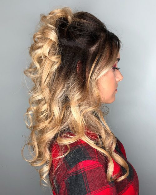 Best ideas about Prom Hairstyles Half Up Half Down
. Save or Pin 27 Prettiest Half Up Half Down Prom Hairstyles for 2019 Now.