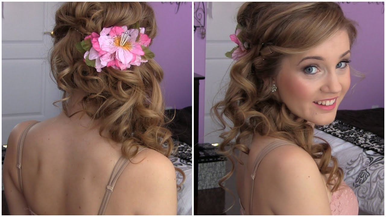 Best ideas about Prom Hairstyles To The Side
. Save or Pin Side Swept Cascading Curls Easy DIY Prom HAIR TUTORIAL Now.