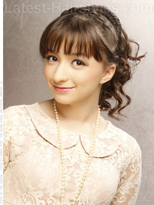 Best ideas about Prom Hairstyles With Bangs
. Save or Pin Prom Hairstyles for Medium Length Hair and How To s Now.
