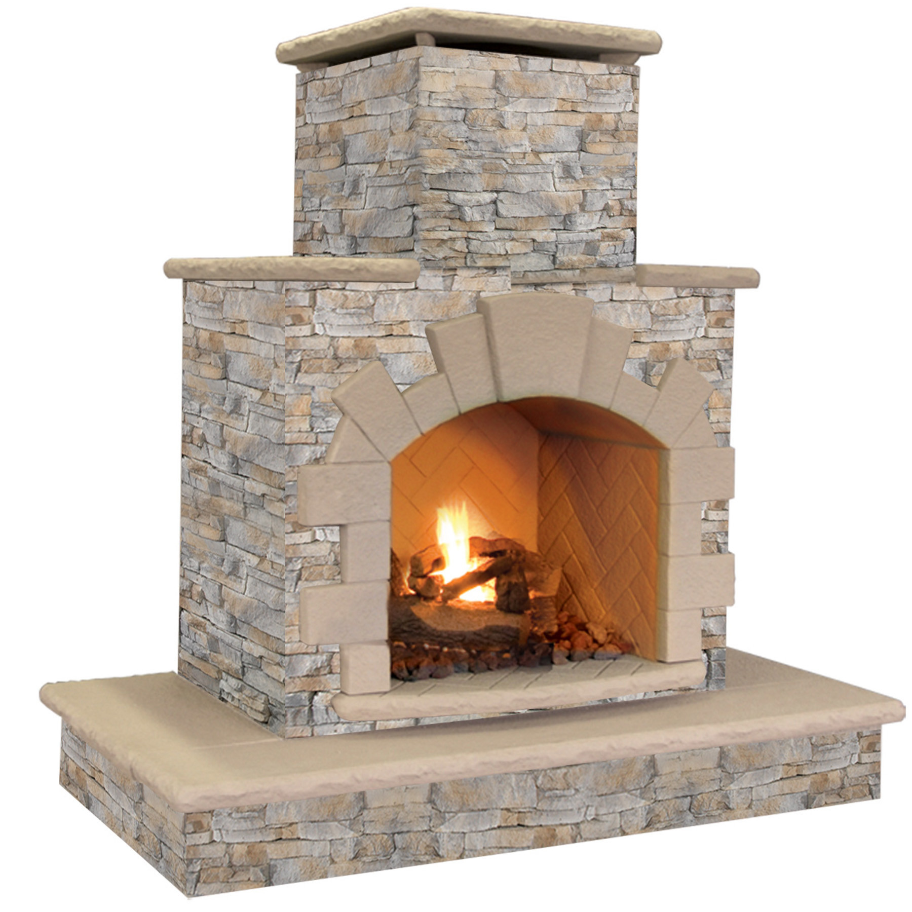 Best ideas about Propane Gas Fireplace
. Save or Pin CalFlame Natural Stone Propane Gas Outdoor Fireplace Now.