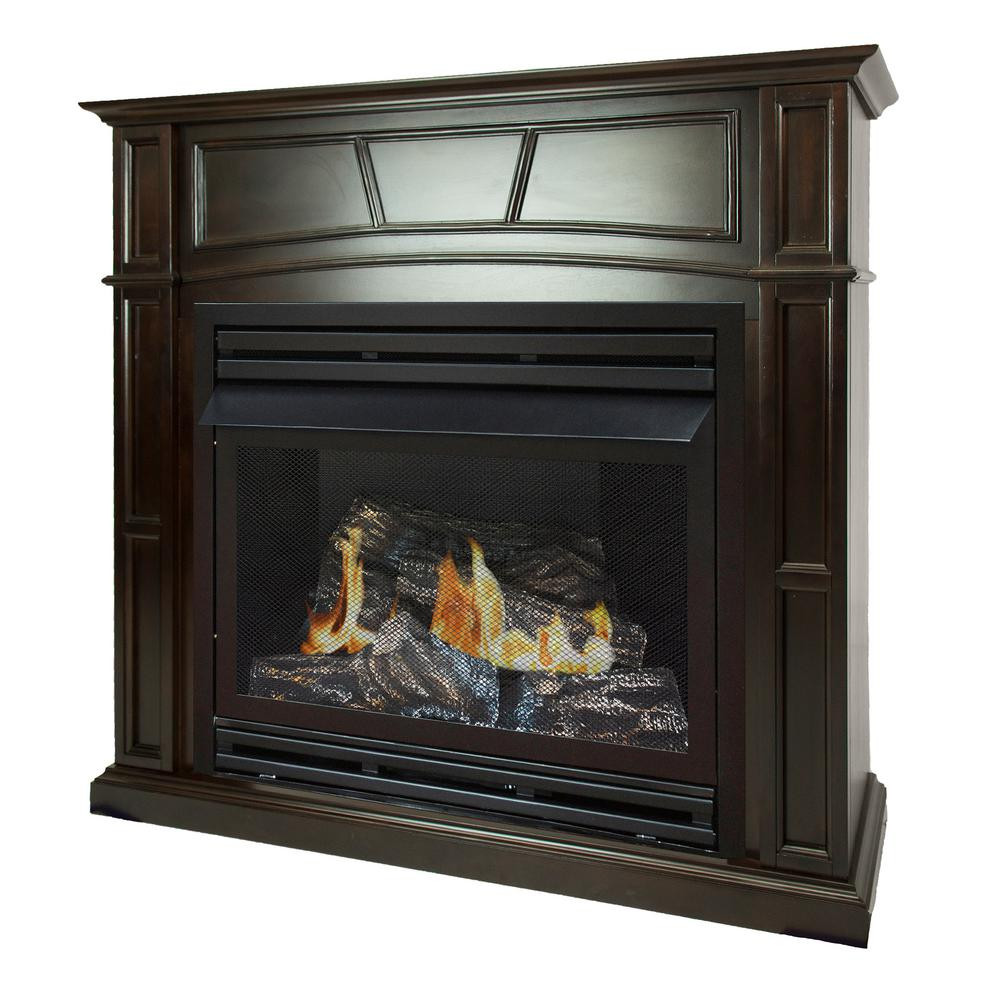 Best ideas about Propane Gas Fireplace
. Save or Pin Pleasant Hearth 46 in Full Size Ventless Propane Gas Now.