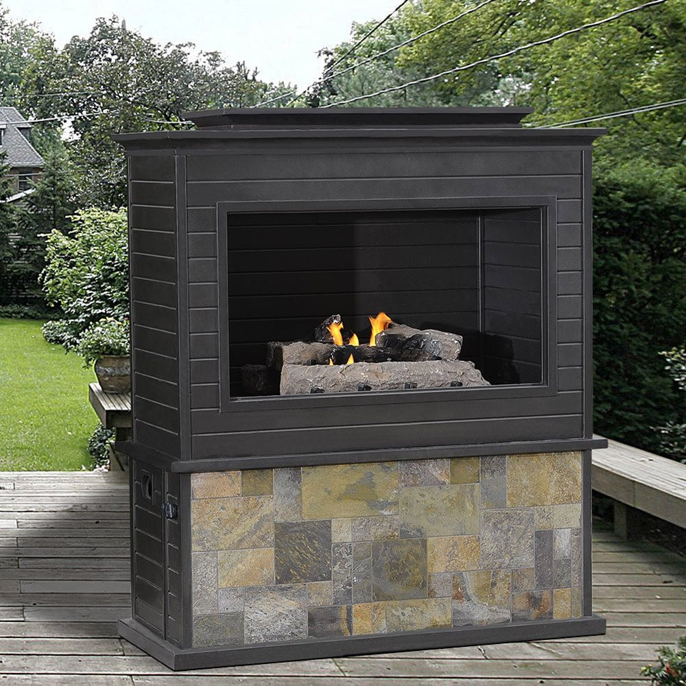 Best ideas about Propane Outdoor Fireplace
. Save or Pin Sunjoy Euro LP Gas Fireplace Now.