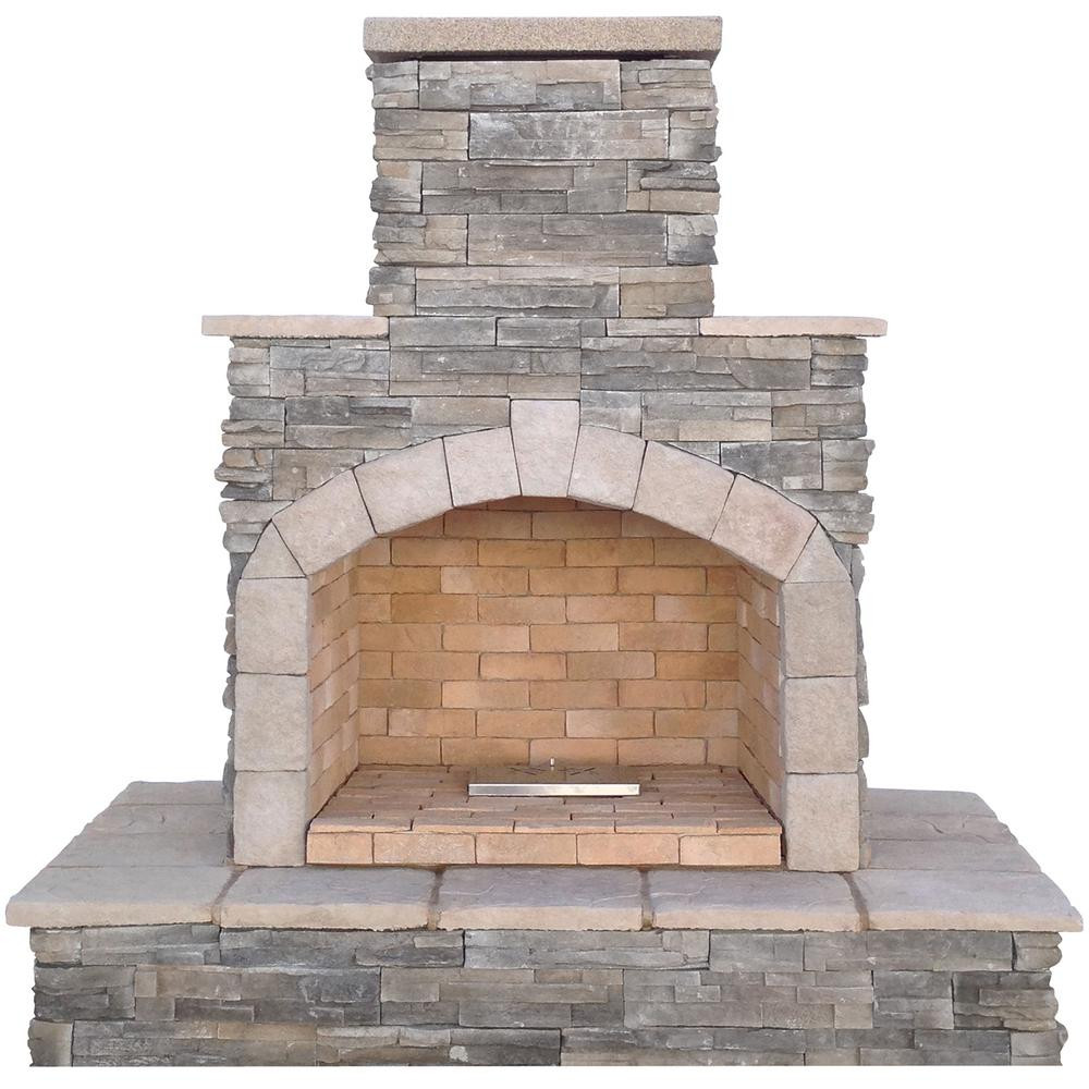 Best ideas about Propane Outdoor Fireplace
. Save or Pin Cal Flame 78 in Gray Natural Stone Propane Gas Outdoor Now.