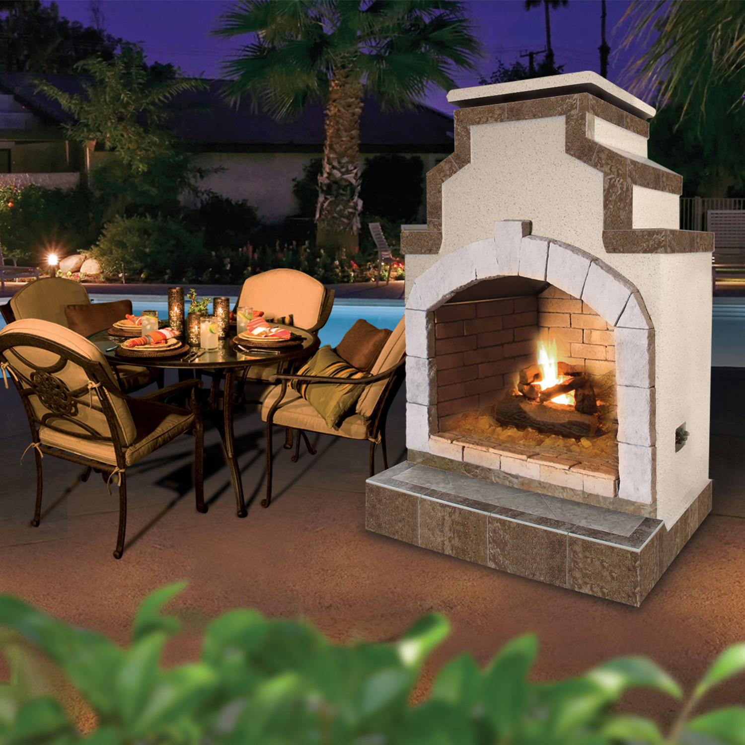 Best ideas about Propane Outdoor Fireplace
. Save or Pin CalFlame Propane Gas Outdoor Fireplace & Reviews Now.