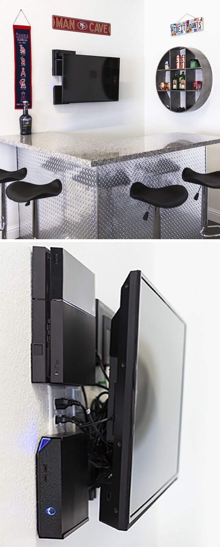 Best ideas about Ps4 Wall Mount DIY
. Save or Pin 17 Best ideas about Wall Behind Tv on Pinterest Now.