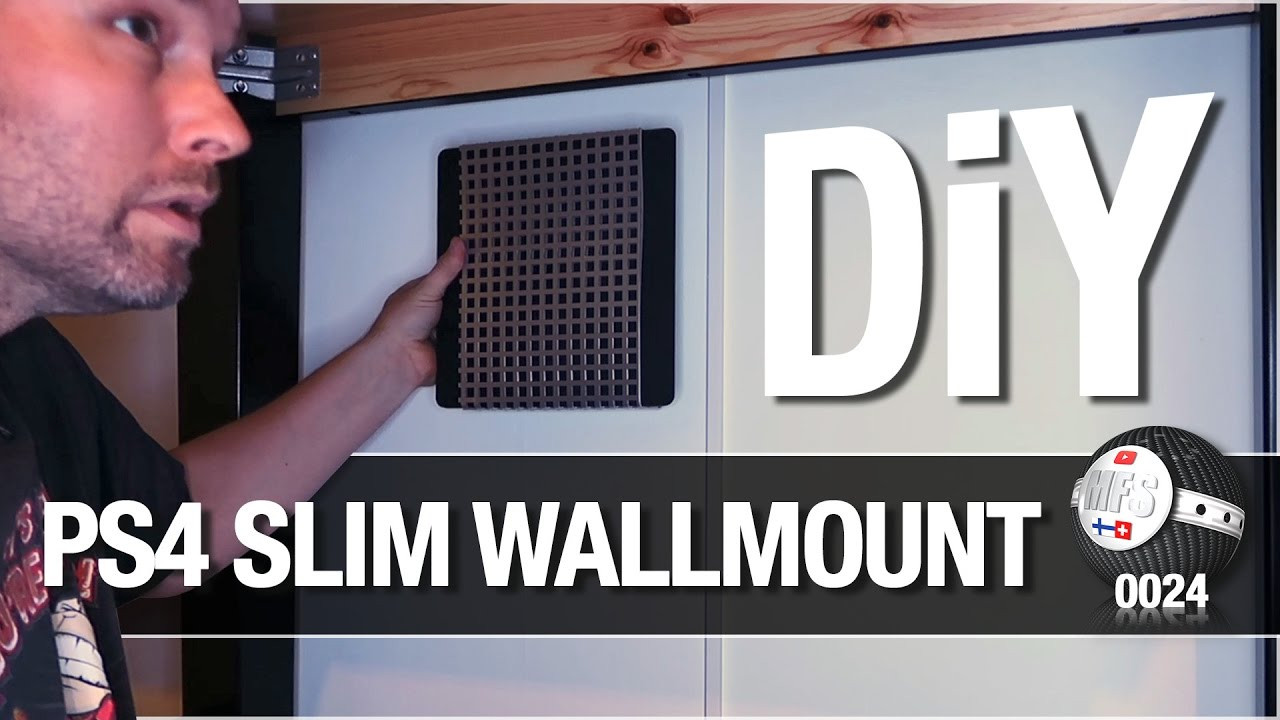 Best ideas about Ps4 Wall Mount DIY
. Save or Pin DIY PS4 Slim wall mount Now.