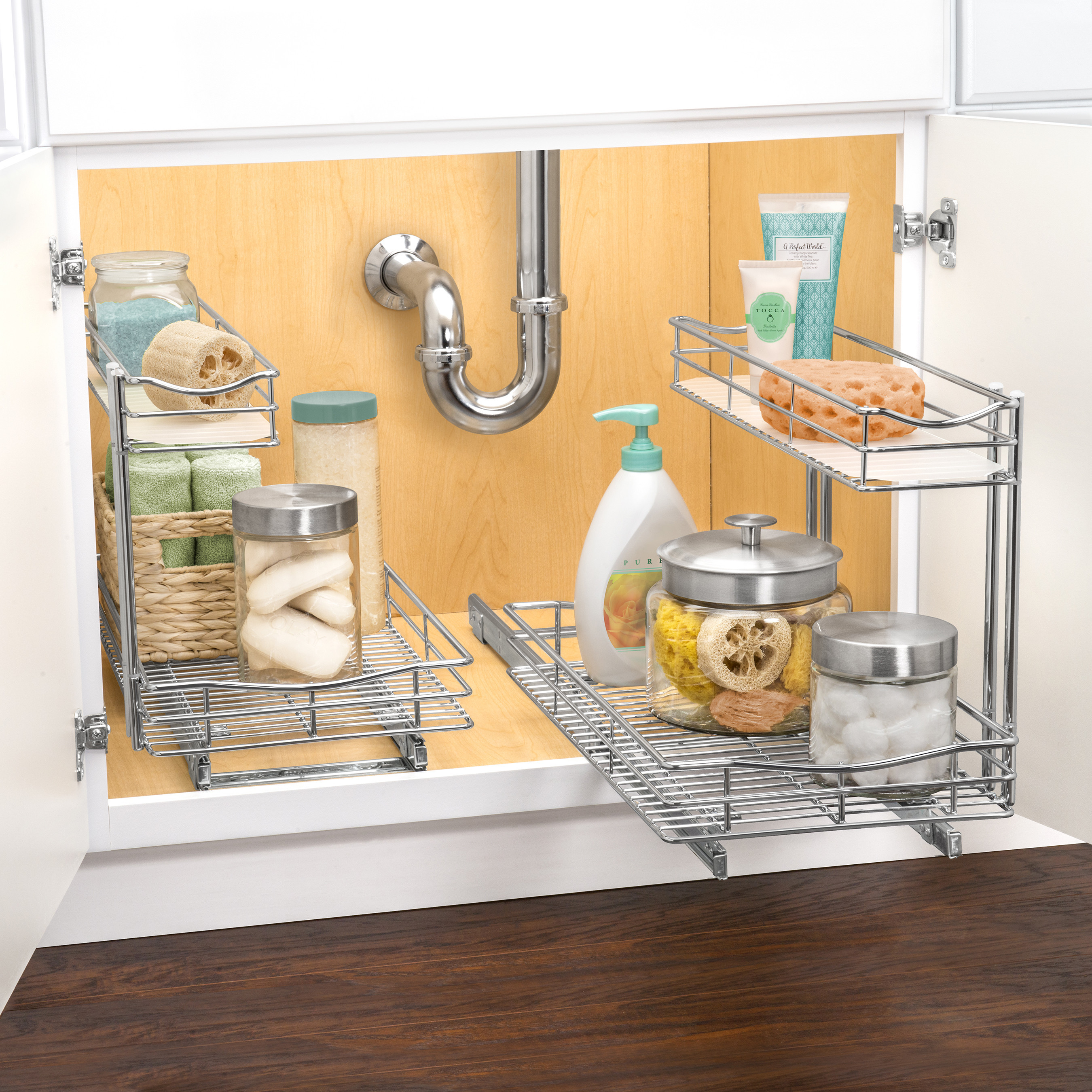 Best ideas about Pull Out Cabinet Organizer
. Save or Pin Lynk Roll Out Under Sink Cabinet Organizer Pull Out Two Now.