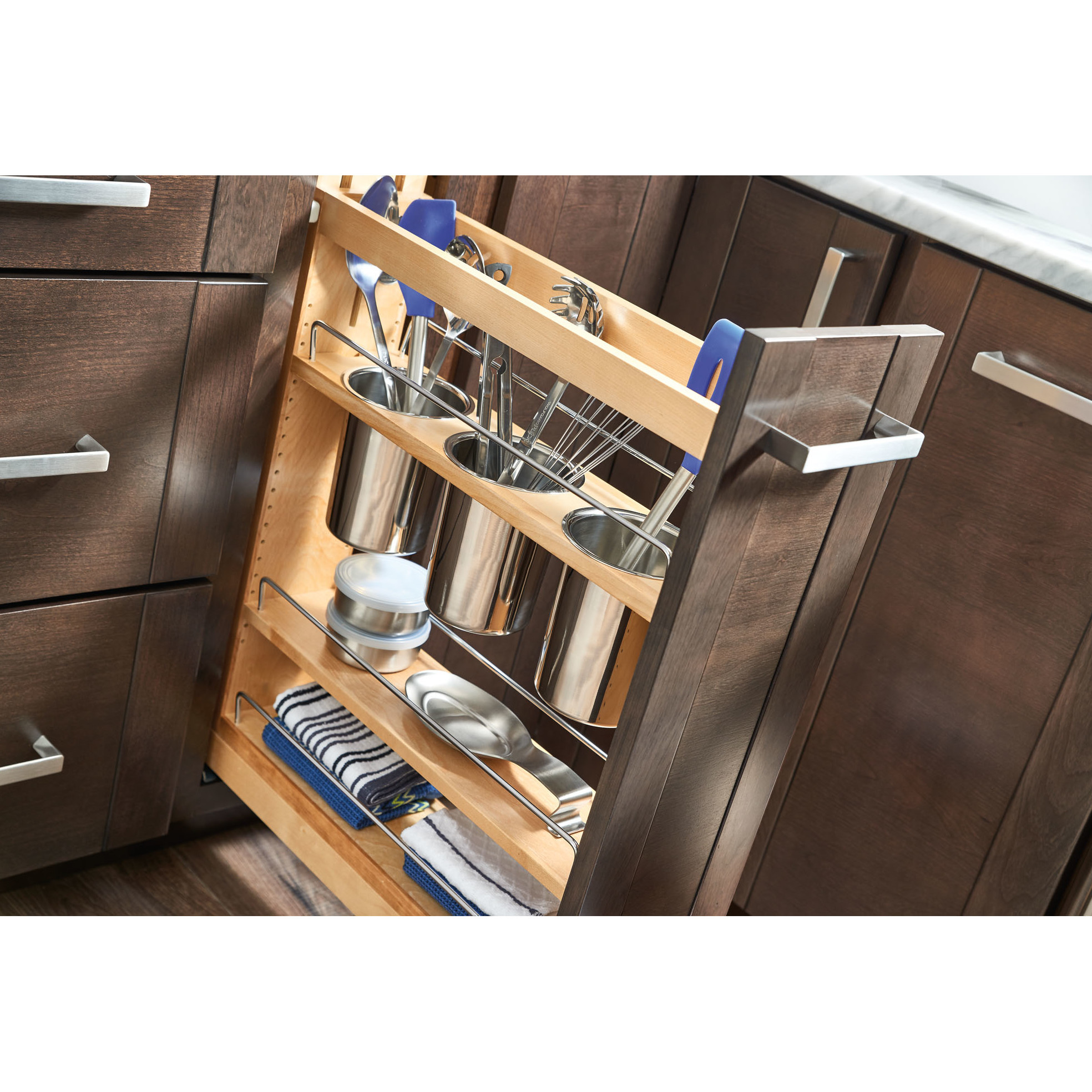 Best ideas about Pull Out Cabinet Organizer
. Save or Pin Rev A Shelf 5" Pull Out Cabinet Utensil Organizer Now.