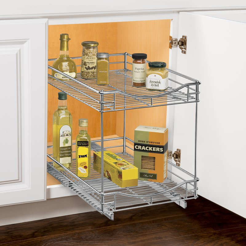 Best ideas about Pull Out Cabinet Organizer
. Save or Pin Lynk Roll Out Double Shelf Pull Out Two Tier Sliding Now.