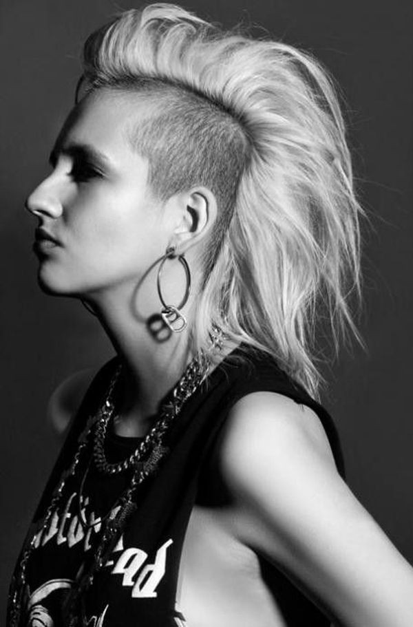 Best ideas about Punk Hairstyle For Girls
. Save or Pin 10 Stylish Girls That Really Know How to Rock A Mohawk Now.