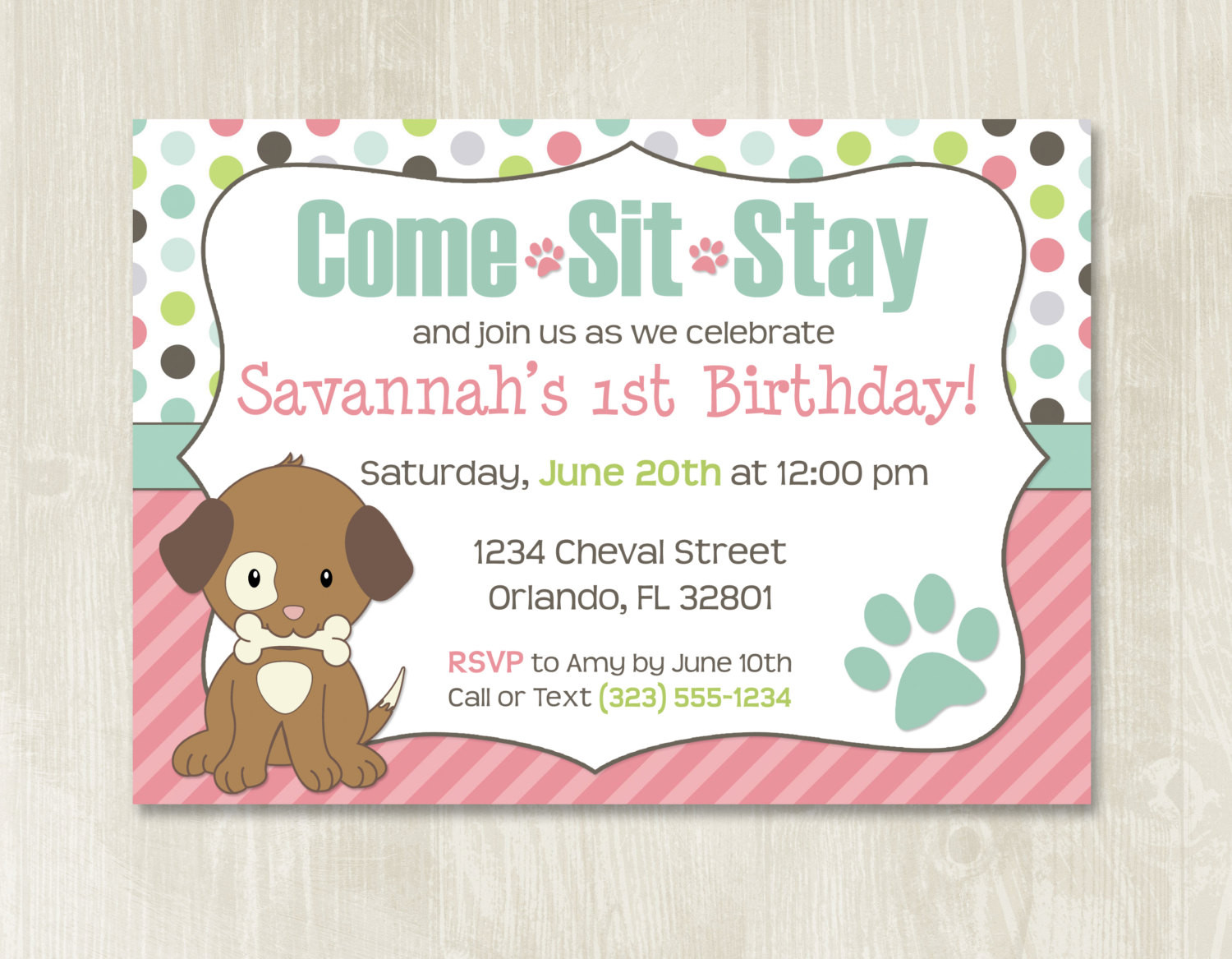 Best ideas about Puppy Birthday Invitations
. Save or Pin Puppy Birthday Invitation Customizable Puppy Party Now.