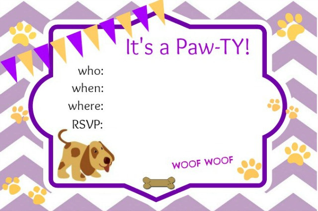 Best ideas about Puppy Birthday Invitations
. Save or Pin Puppy Party Ideas About A Mom Now.