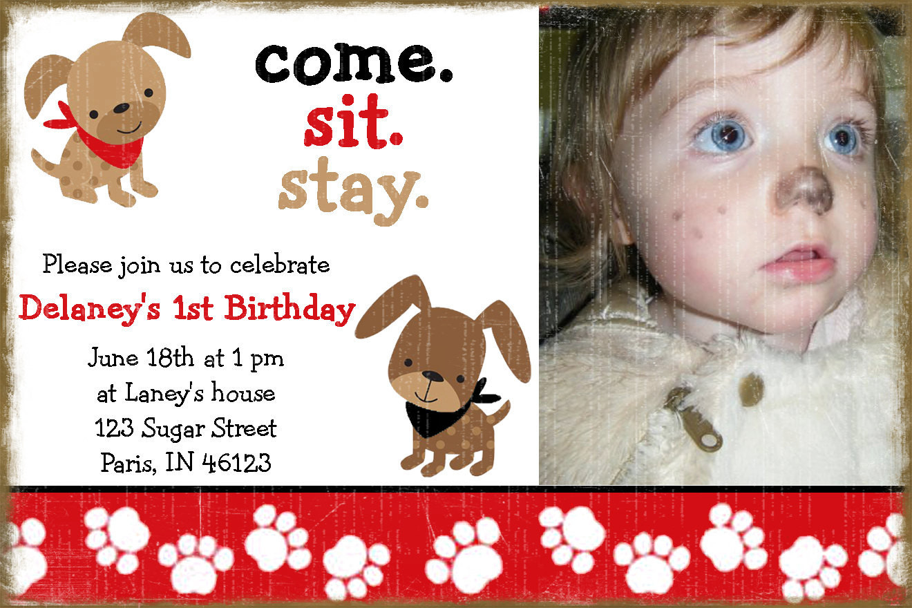 Best ideas about Puppy Birthday Invitations
. Save or Pin Puppy Dog Birthday Invitation A Birthday Paw ty Now.