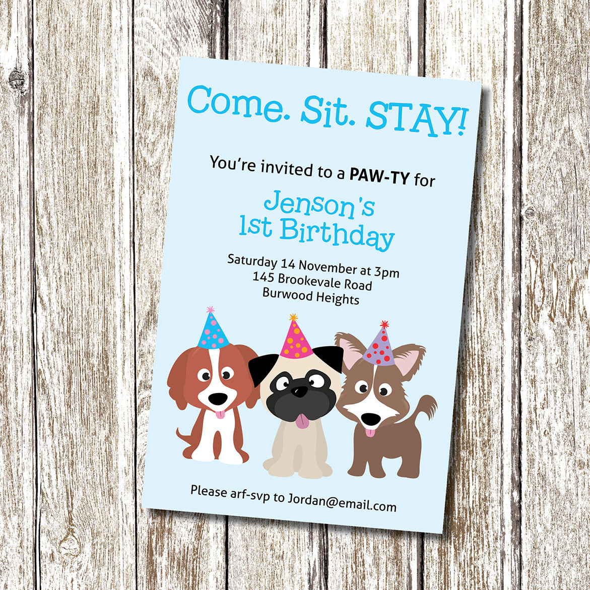 Best ideas about Puppy Birthday Invitations
. Save or Pin Puppy Party Invitation e sit STAY Printable and Now.