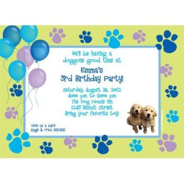 Best ideas about Puppy Birthday Invitations
. Save or Pin Puppy Party Personalized Invitation Personalized Custom Now.