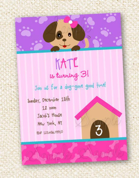 Best ideas about Puppy Birthday Invitations
. Save or Pin Puppy Dog Birthday Invitations Now.