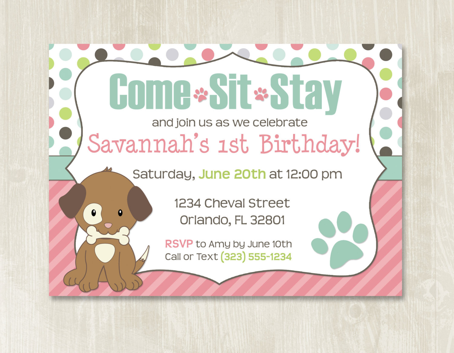 Best ideas about Puppy Birthday Party Invitations
. Save or Pin Puppy Birthday Invitation Customizable Puppy Party Now.