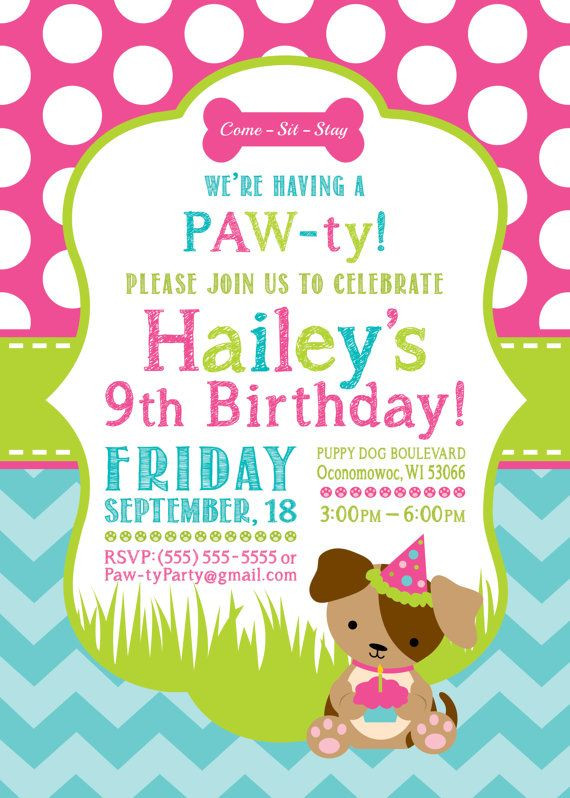 Best ideas about Puppy Birthday Party Invitations
. Save or Pin Best 25 Puppy birthday parties ideas on Pinterest Now.