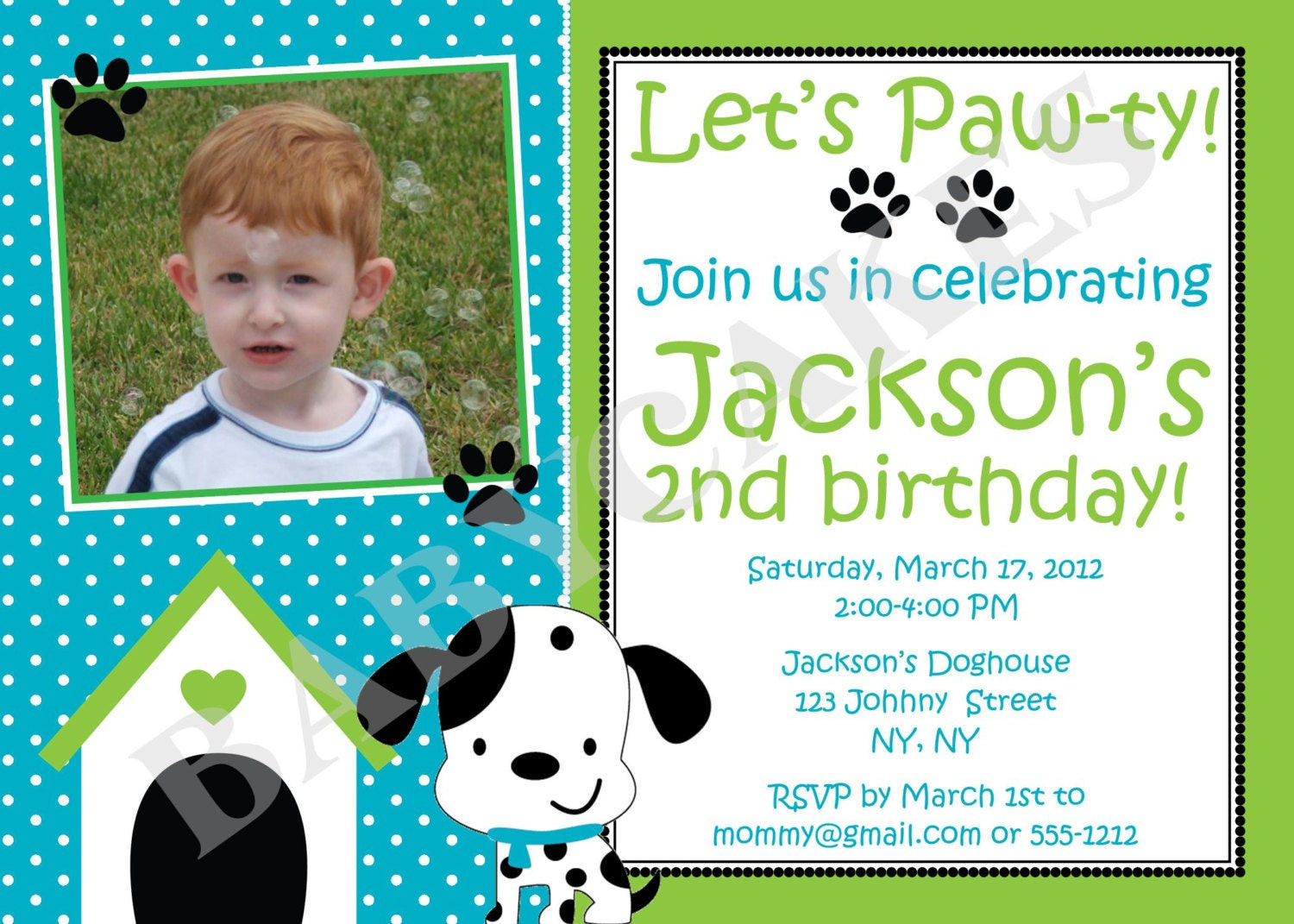 Best ideas about Puppy Birthday Party Invitations
. Save or Pin Puppy Party Birthday Invitation Dalmation DIY Print Your Own Now.