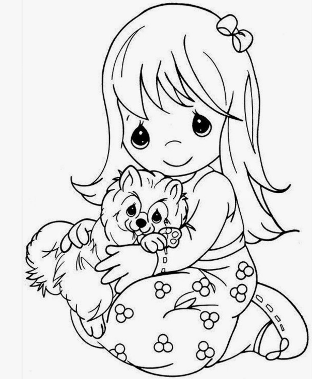 Best ideas about Puppy Coloring Pages For Teens
. Save or Pin colours drawing wallpaper Beautiful Precious Moments Girl Now.