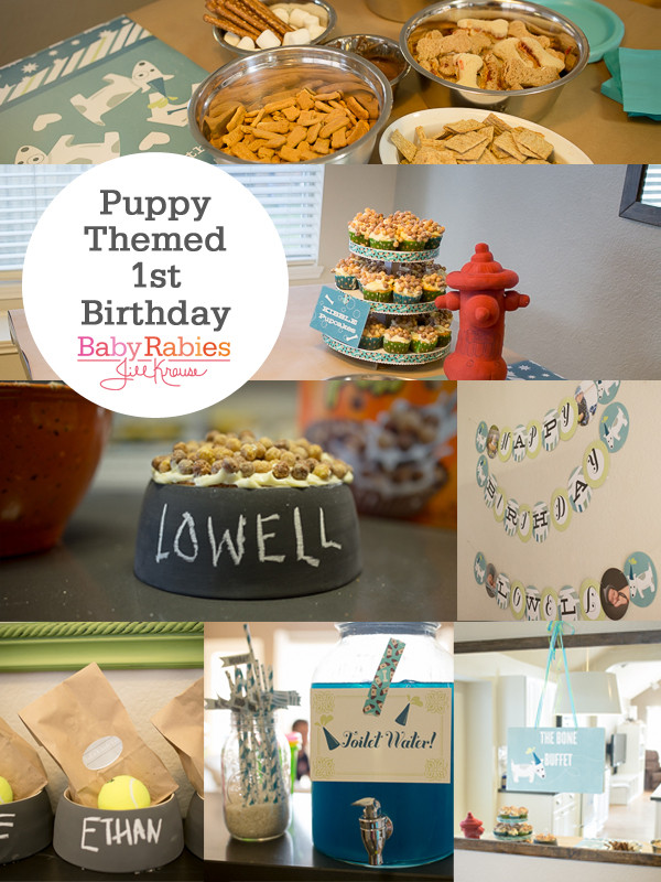 Best ideas about Puppy Theme Birthday Party
. Save or Pin Puppy Themed 1st Birthday Party – Baby Rabies Now.