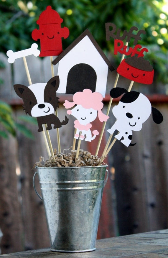 Best ideas about Puppy Theme Birthday Party
. Save or Pin Puppy themed Birthday party centerpiece Now.