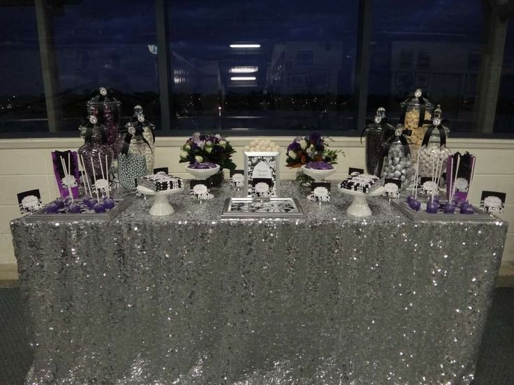 Best ideas about Purple And Silver Birthday Decorations
. Save or Pin Purple Black White and Silver Birthday Party Ideas Now.