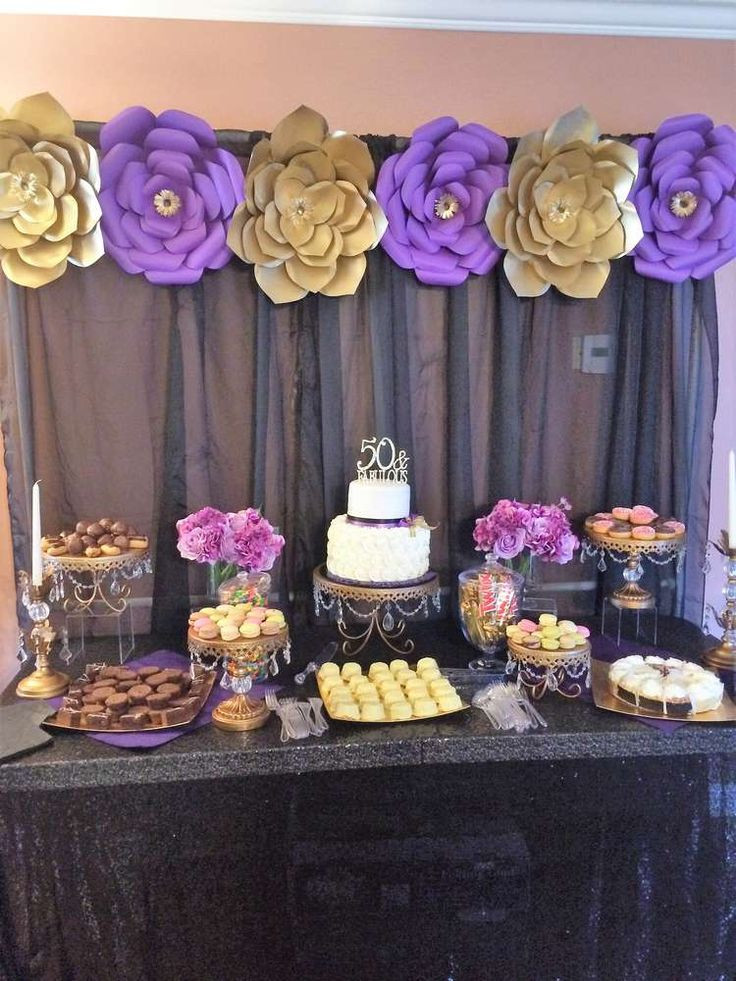 Best ideas about Purple And Silver Birthday Decorations
. Save or Pin Gold Purple and Black Birthday Party Ideas en 2019 Now.