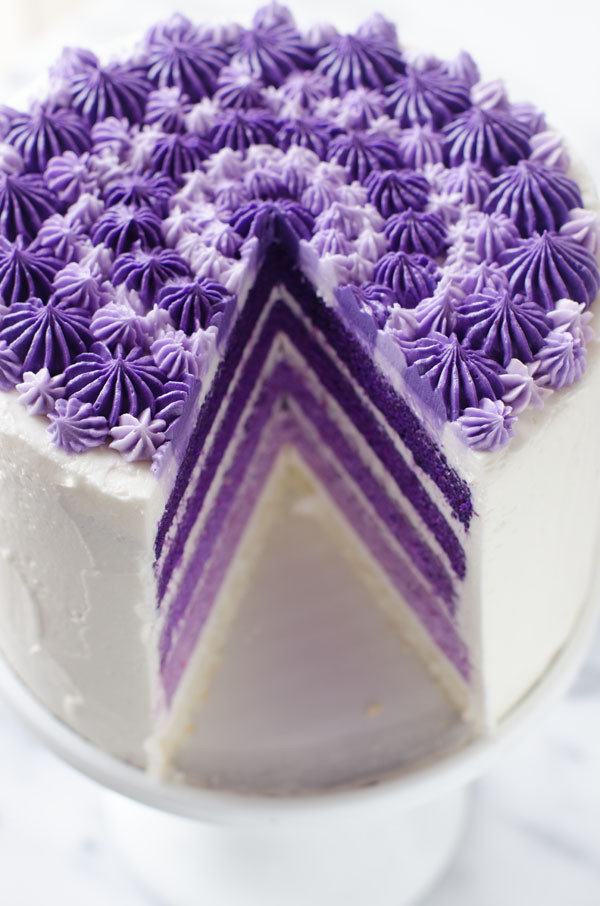 Best ideas about Purple Birthday Cake
. Save or Pin Purple Ombre Layer Cake Now.