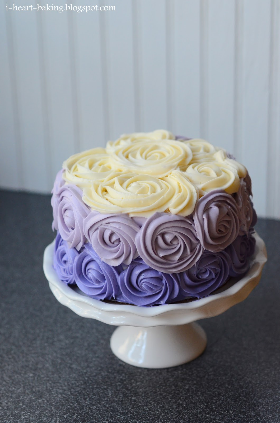 Best ideas about Purple Birthday Cake
. Save or Pin i heart baking purple ombre roses cake Now.