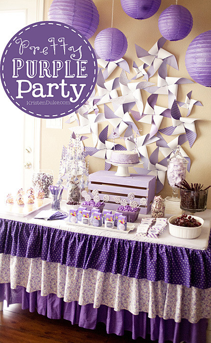 Best ideas about Purple Birthday Decorations
. Save or Pin Pretty Purple Party Now.