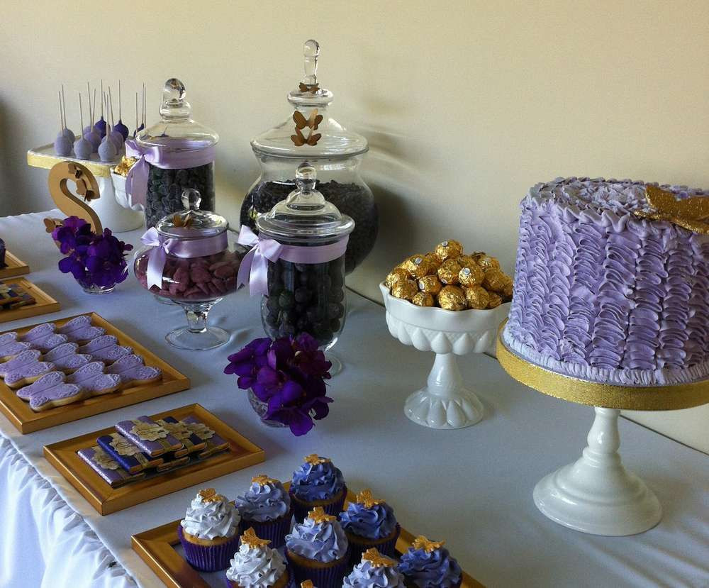 Best ideas about Purple Birthday Party Decorations
. Save or Pin Purple Gold and Butterflies Birthday Party Ideas in 2019 Now.