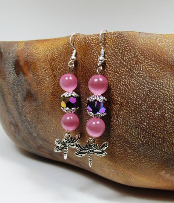 Best ideas about Purple Gift Ideas
. Save or Pin Dragonfly earrings pink purple t ideas for her by Now.