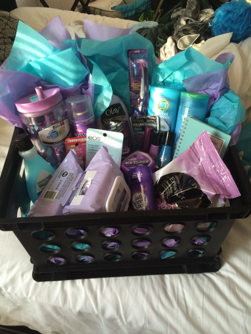 Best ideas about Purple Gift Ideas
. Save or Pin Gift basket Purple Teal Housewarming Now.