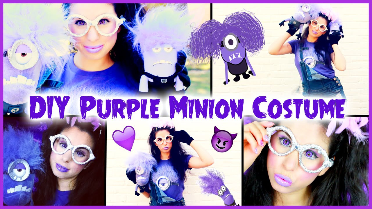 Best ideas about Purple Minion Costume DIY
. Save or Pin DIY Evil Purple Minion Costume Makeup & Hair Halloween Now.