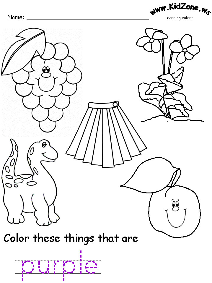 Best ideas about Purple Preschool Coloring Sheets
. Save or Pin Purple Now.