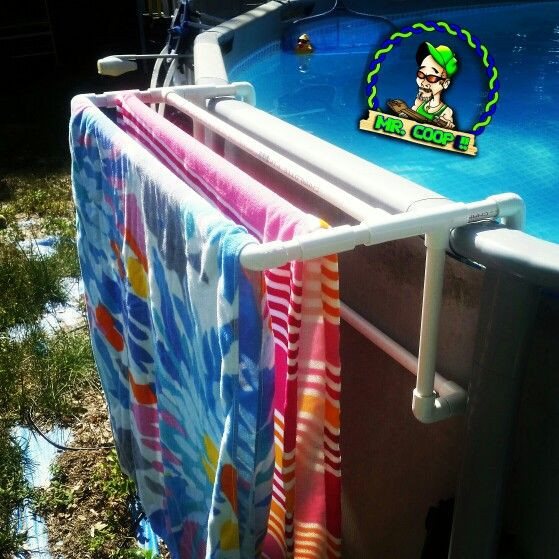 Best ideas about Pvc Towel Rack DIY
. Save or Pin A new towel rack table for our pool pool PVC DIY Now.